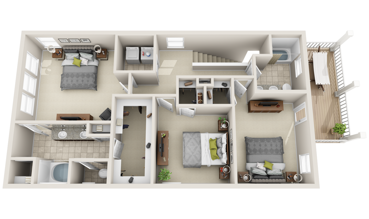 2_Townhomes and Lofts « 3Dplans.com