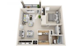 Economy 3D Floor Plans