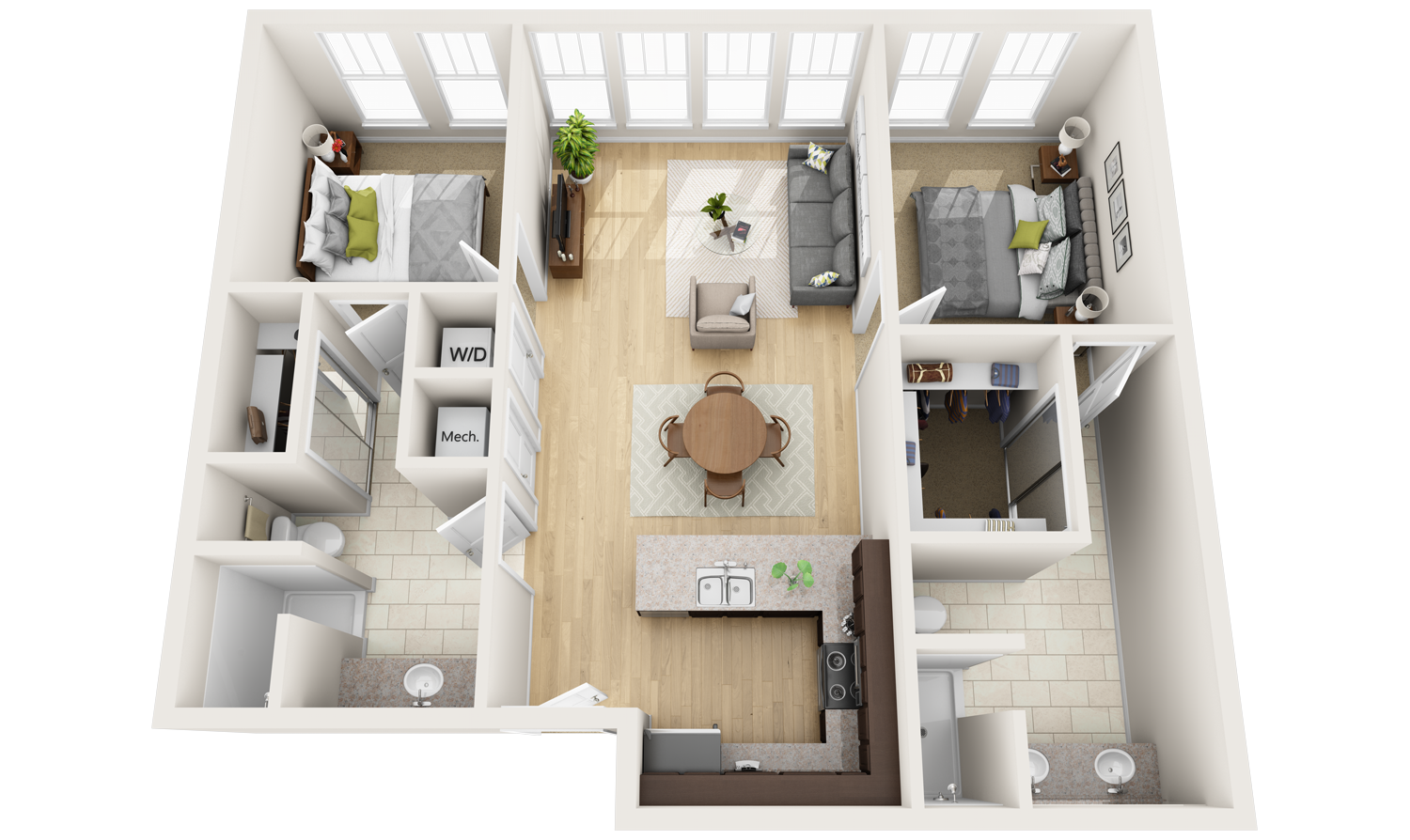 2_Apartments and Condos « 3Dplans.com