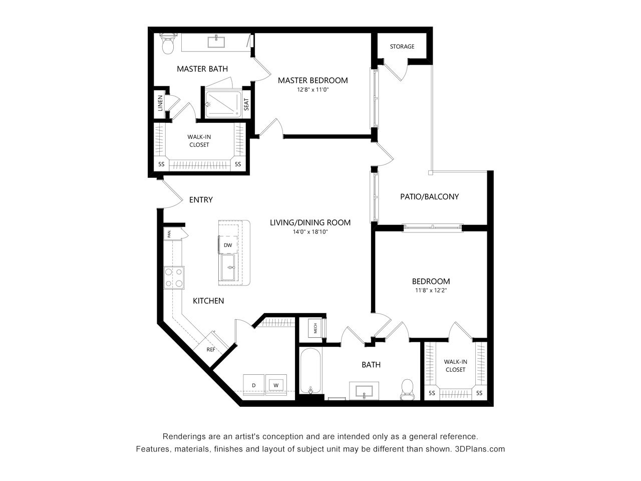 7_Black-and-White-floor-plans « 3Dplans.com