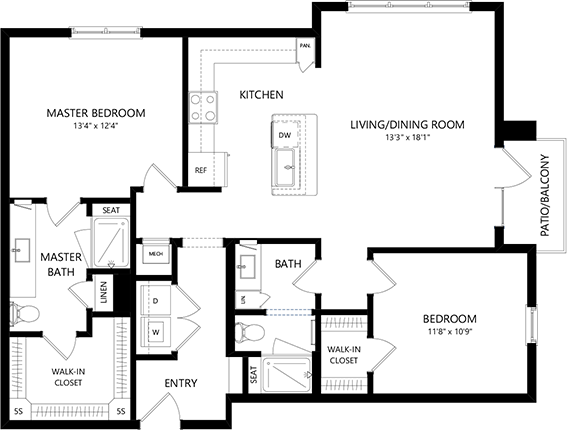 7black And White Floor Plans