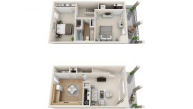 Economy 3D Floor Plans