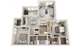 Economy 3D Floor Plans