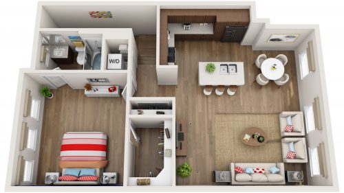 3d apartment floor plans