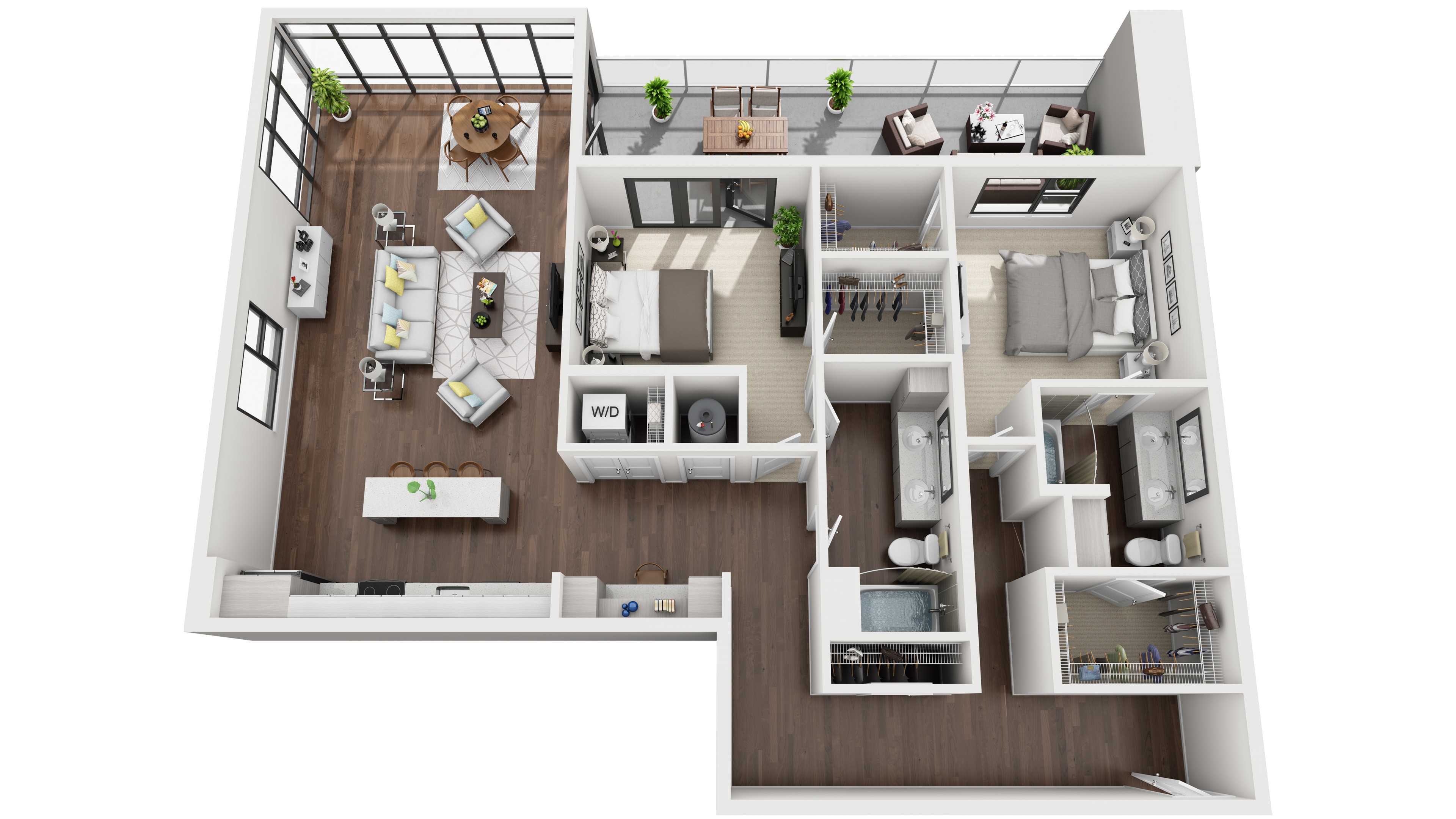 3d Apartment Floor Plans