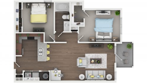 3d apartment floor plans