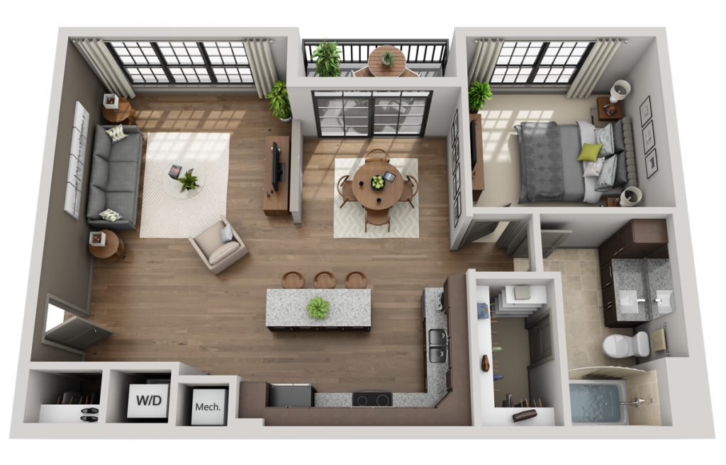 3dplans.com - 3d floor plans renderings