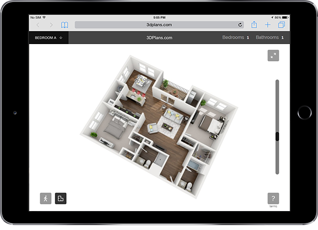 3d apartment floor plans